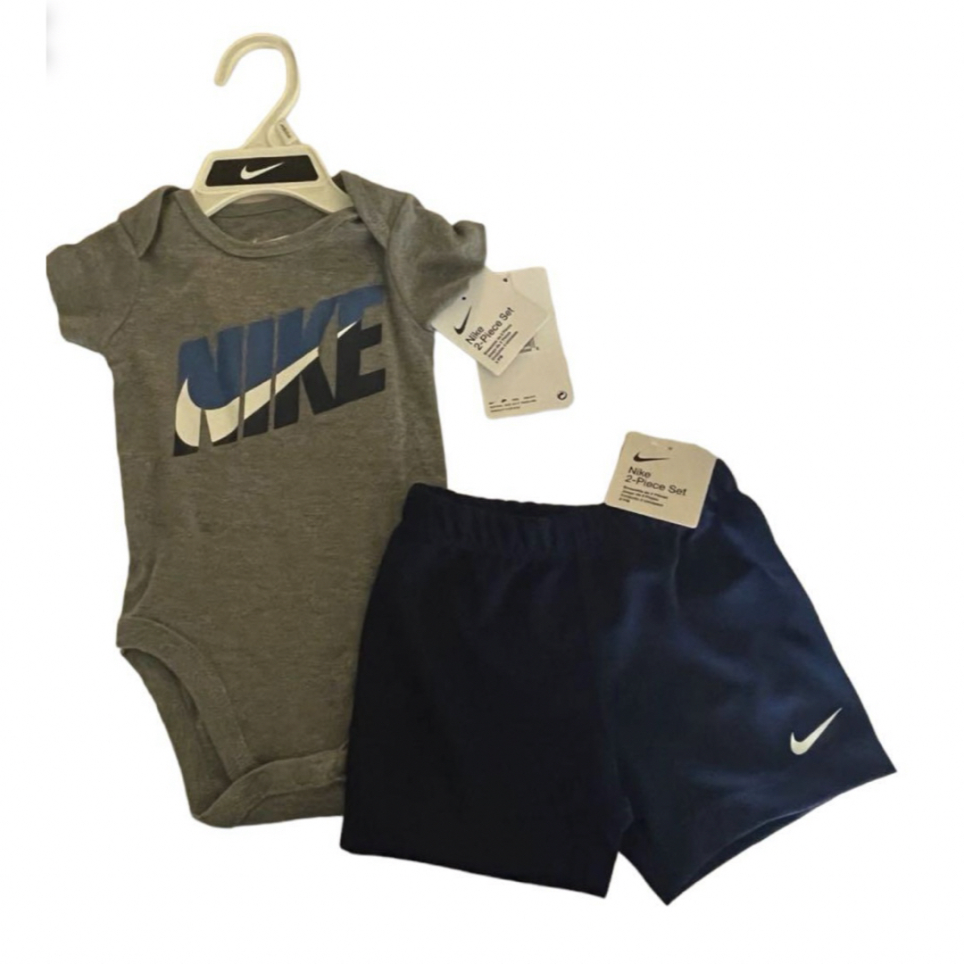 NIKE(ナイキ)のNIKE ロンパース＆ズボン　セットアップ キッズ/ベビー/マタニティのベビー服(~85cm)(ロンパース)の商品写真