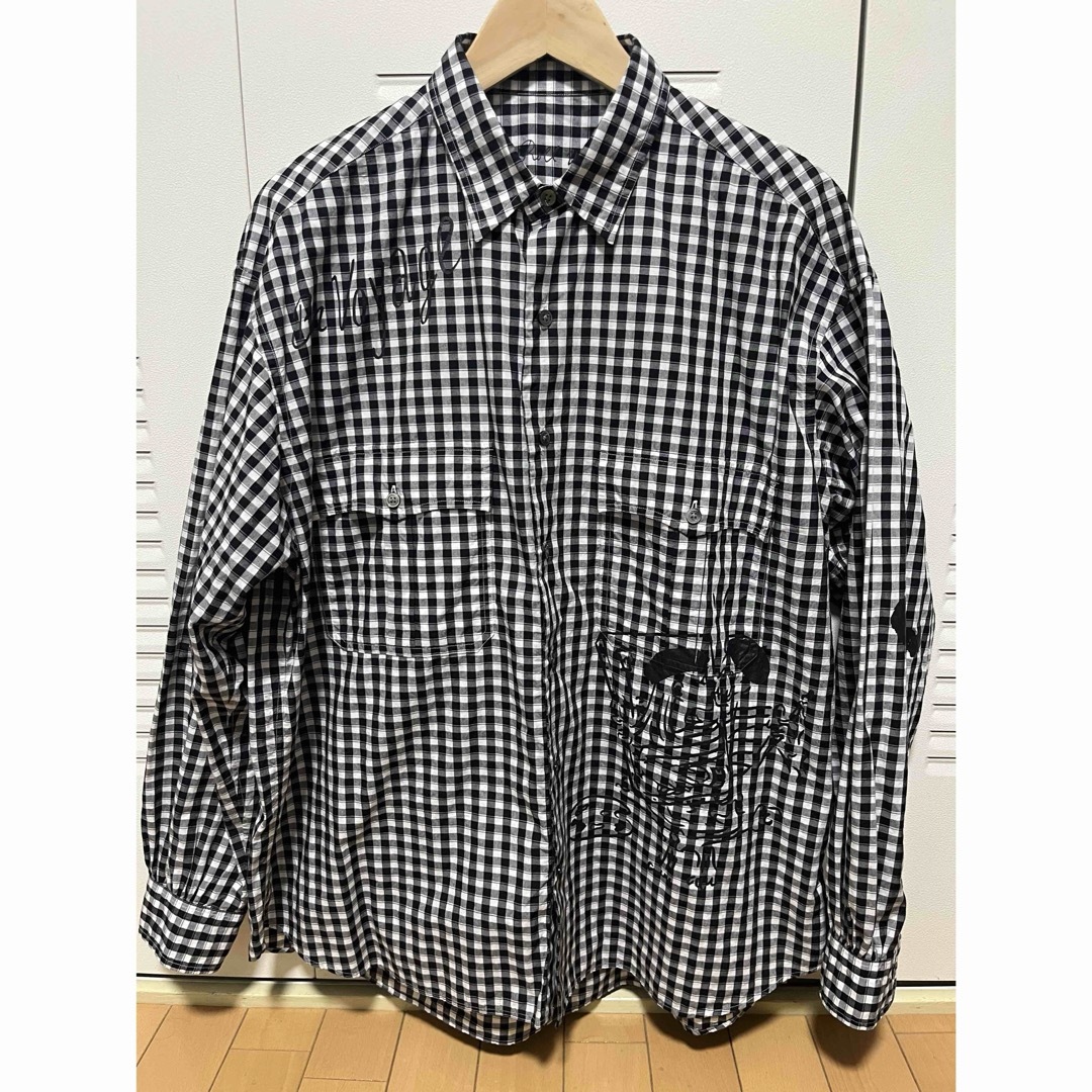 Porter Classic ROLL UP GINGHAM CHECKメンズカラー