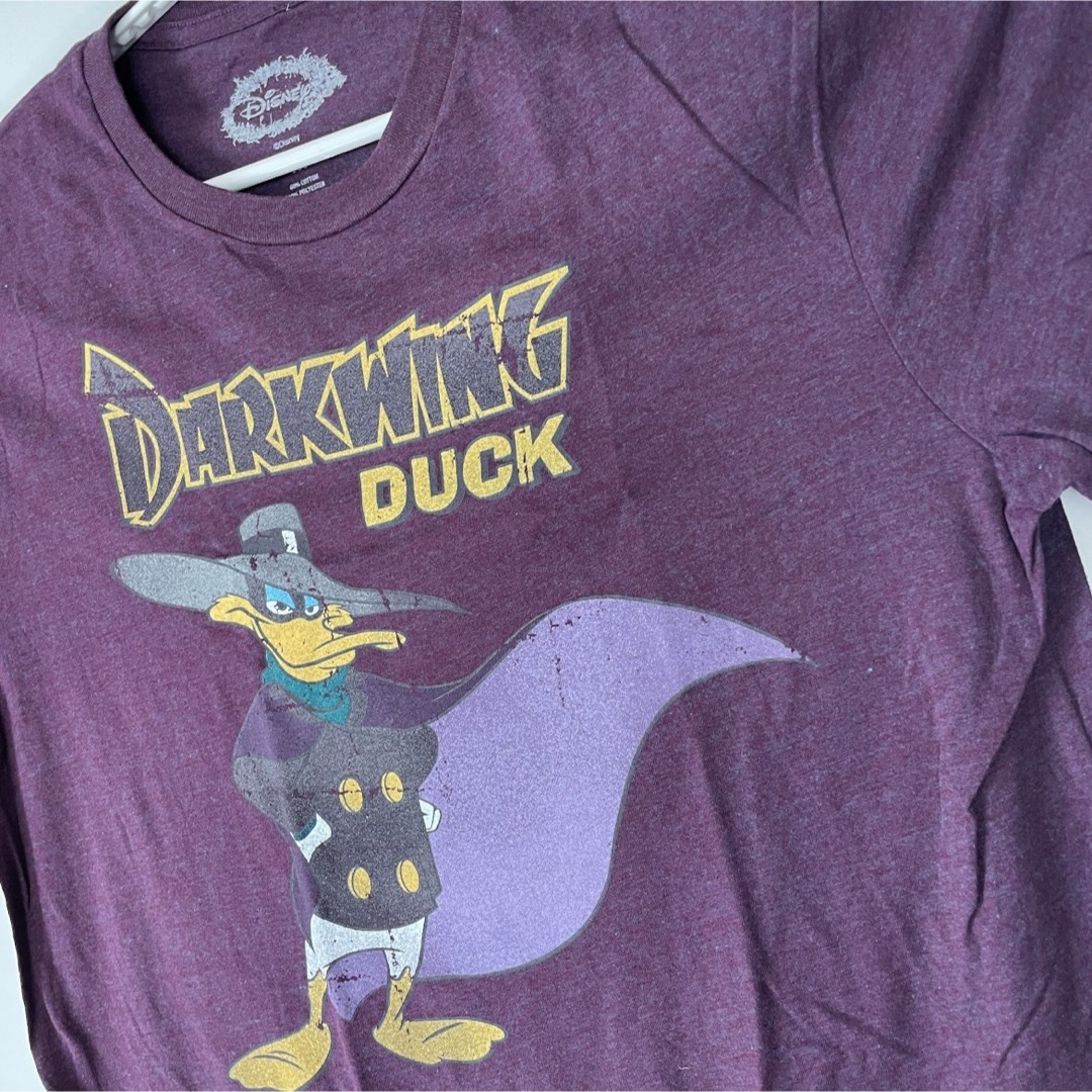 Disney(ディズニー)の【新品】ディズニーTシャツメンズM ダークウイングダック【ビンテージ風激レア】 メンズのトップス(Tシャツ/カットソー(半袖/袖なし))の商品写真