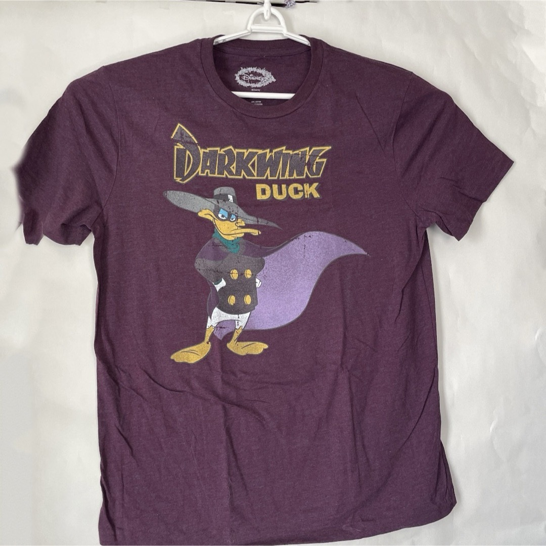 Disney(ディズニー)の【新品】ディズニーTシャツメンズM ダークウイングダック【ビンテージ風激レア】 メンズのトップス(Tシャツ/カットソー(半袖/袖なし))の商品写真