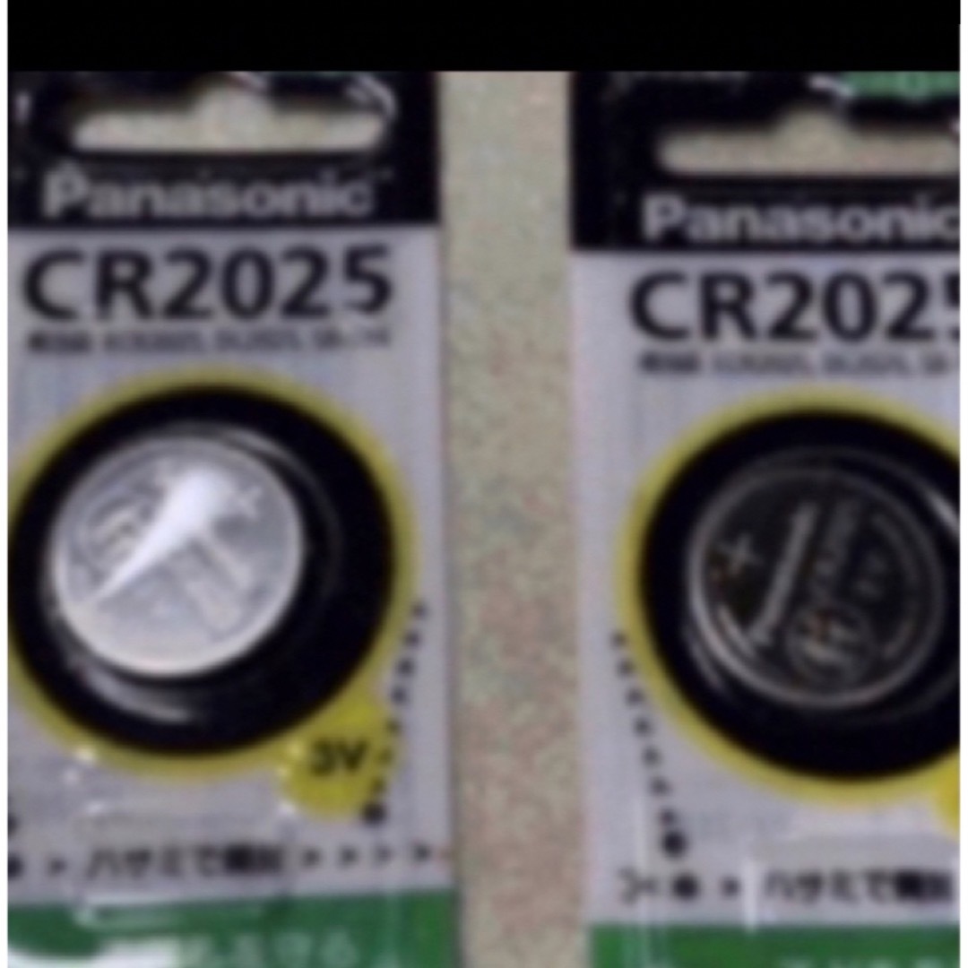 Panasonic(パナソニック)のボタン電池 2個  CR2025-2P パナソニック スマホ/家電/カメラのスマホ/家電/カメラ その他(その他)の商品写真