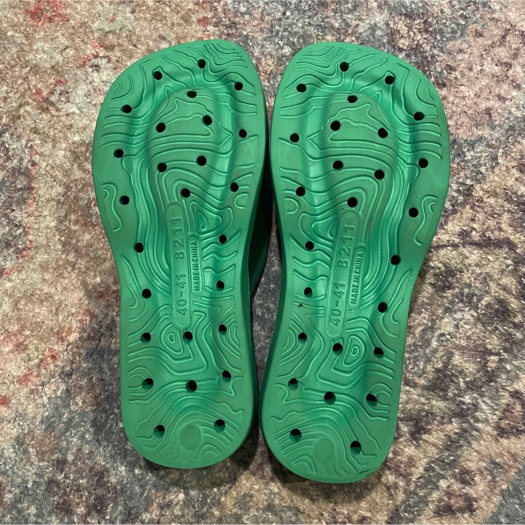 EVA Rubber Thong Sandals Emerald Green メンズの靴/シューズ(サンダル)の商品写真