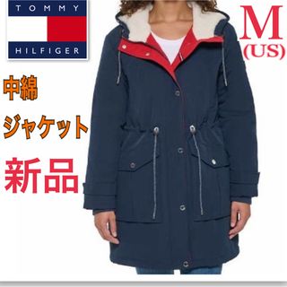 トミーヒルフィガー(TOMMY HILFIGER)の新品 TOMMY HILFIGER ロングアウター 中綿ジャケット レディースM(ダウンジャケット)