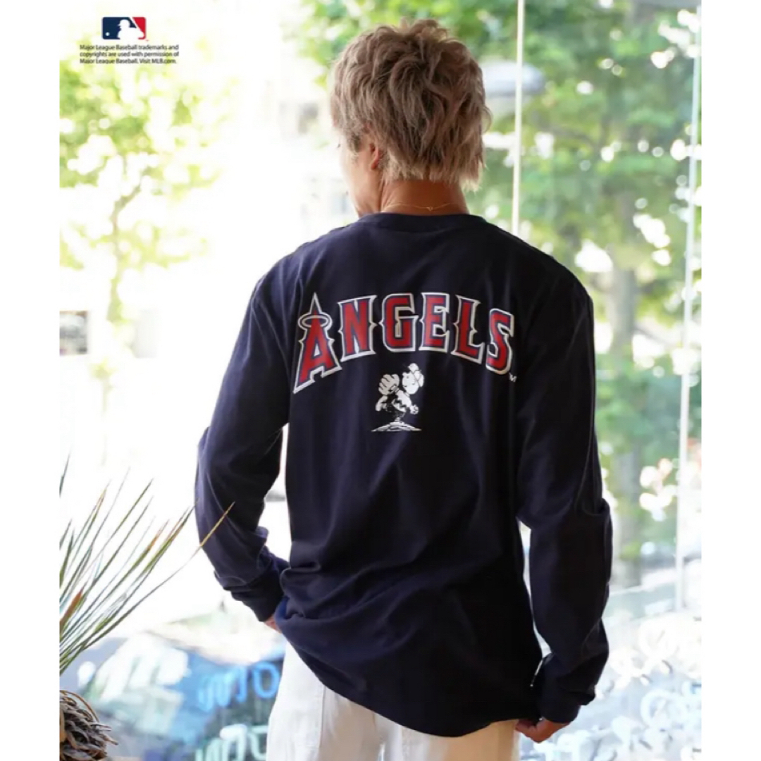 MLB(メジャーリーグベースボール)のRe:room  LOS ANGELES スヌーピー　コラボ　MLB リルーム メンズのトップス(Tシャツ/カットソー(七分/長袖))の商品写真