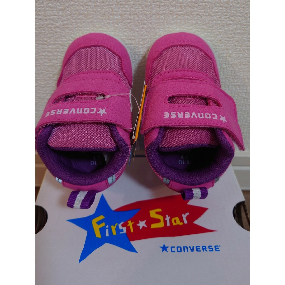 CONVERSE(コンバース)の未使用☆コンバース☆ファーストスター☆11.5cm☆RS2☆ファーストシューズ☆ キッズ/ベビー/マタニティのベビー靴/シューズ(~14cm)(スニーカー)の商品写真