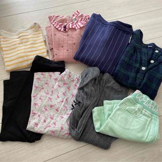 ユニクロ(UNIQLO)のギリギリ最終値下げ❣️女の子まとめ売り　100サイズ　秋冬まとめ売り(Tシャツ/カットソー)