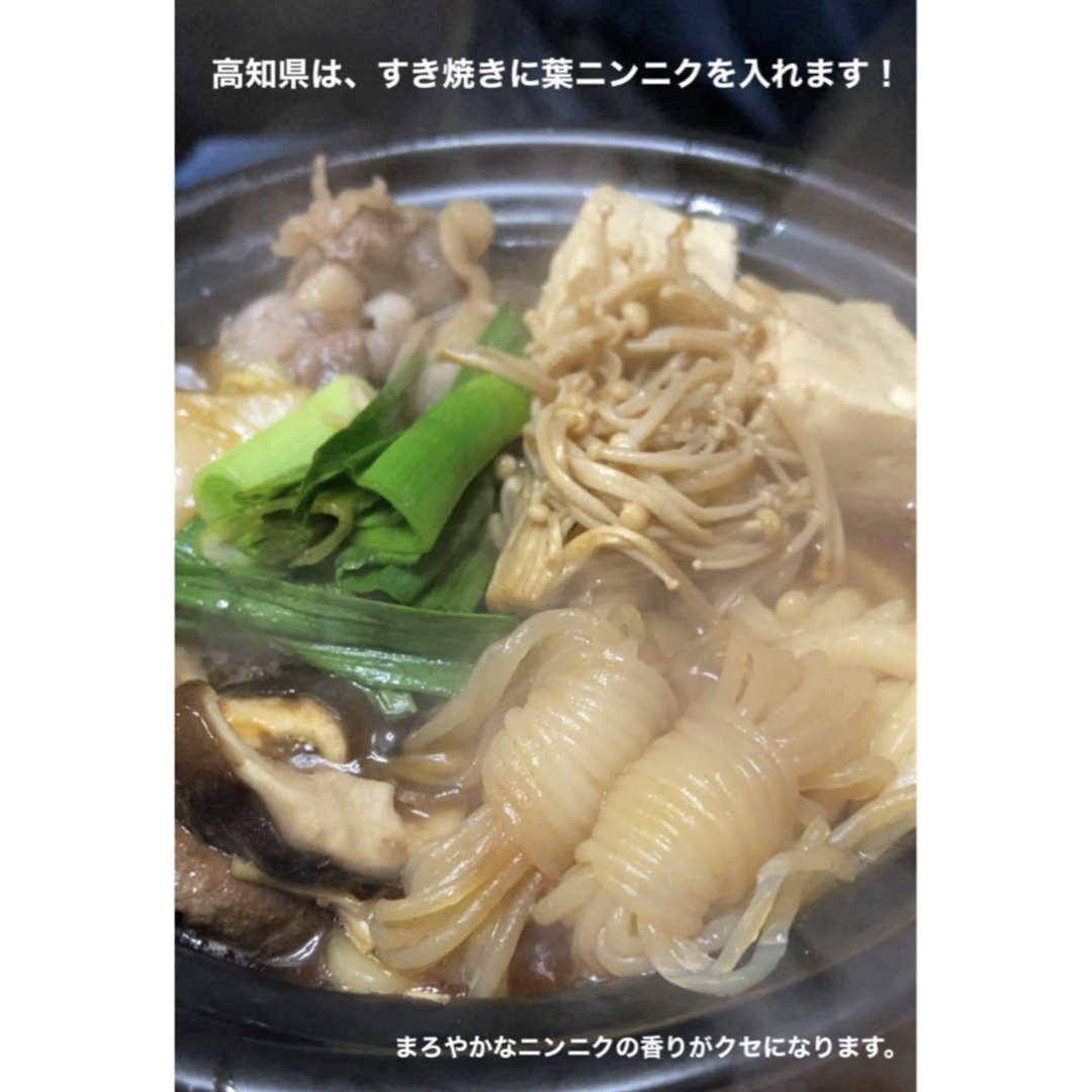 高知県産葉にんにく　葉ニンニク　産地直送300gjdm 食品/飲料/酒の食品(野菜)の商品写真