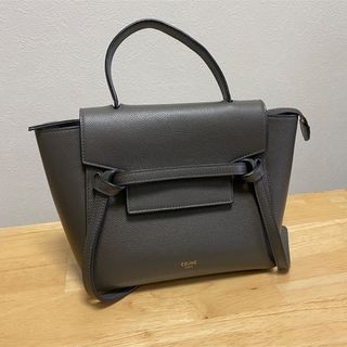 セリーヌ(celine)のCELINE ナノベルトバッグ /グレインドカーフスキン (ショルダーバッグ)