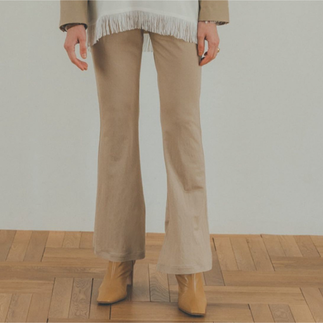 カジュアルパンツclane クラネ　SOFT JERSEY FLARE PANTS パンツ