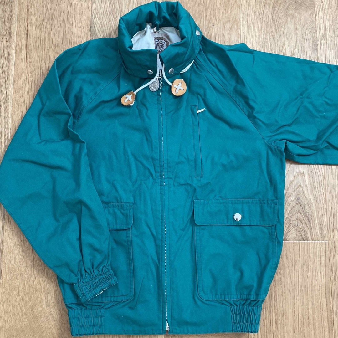 Jプレス 古着 ジャンパー 緑色 JPRESS メンズのジャケット/アウター(ナイロンジャケット)の商品写真