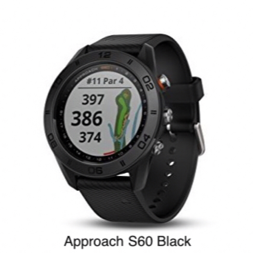 腕時計型最大使用時間GARMIN Approach S60 Black