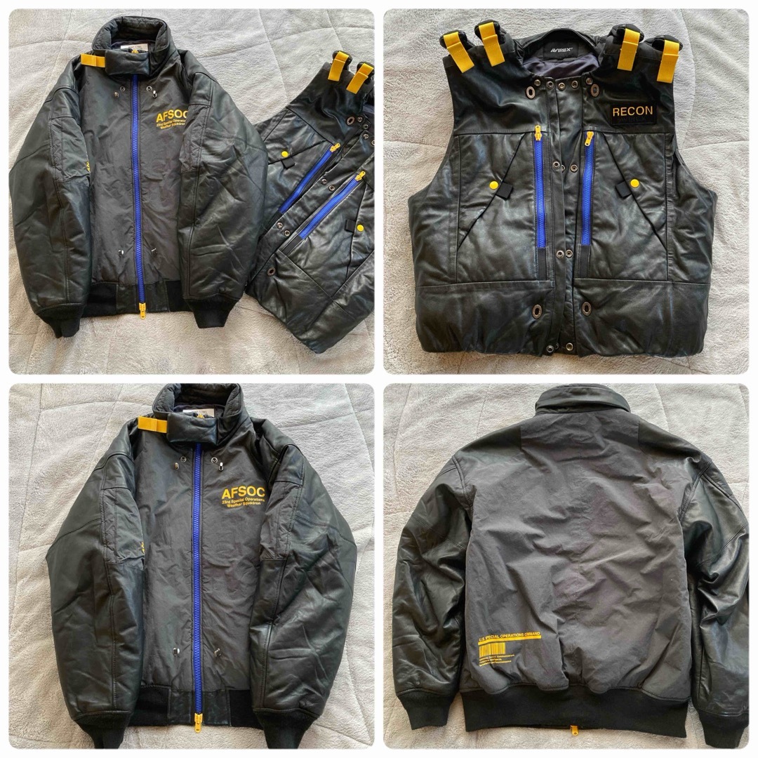 AVIREX(アヴィレックス)の美品　AVIREX AEROGEL DOCKING SYSTEM JACKET メンズのジャケット/アウター(フライトジャケット)の商品写真