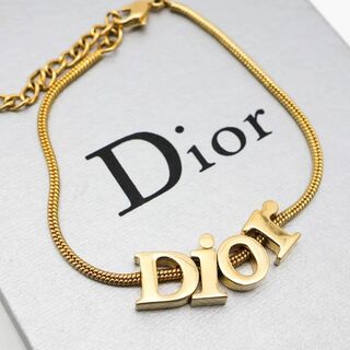 《希少》Christian Dior ブレスレット ゴールド ロゴ レディースz出品物一覧はこちらbyAC