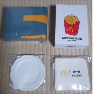 マクドナルド(マクドナルド)のマクドナルド　福袋　BRUNO ポテト加湿器　ブランケット　ポーチ　ミニプレート(その他)