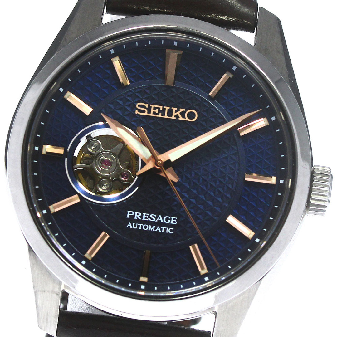 セイコー SEIKO SARX099/6R38-00A0 プレサージュ メカニカル 自動巻き メンズ _793501大きいダメージシミ変色針