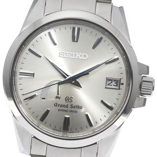 セイコー(SEIKO)のセイコー SEIKO SBGA279/9R65-0BG0 グランドセイコー パワーリザーブ デイト スプリングドライブ メンズ 良品 _793791(腕時計(アナログ))