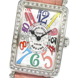 フランクミュラー(FRANCK MULLER)のフランクミュラー FRANCK MULLER 902QZCOLDRMD1R ロングアイランド カラードリーム ダイヤベゼル クォーツ レディース _792667(腕時計)