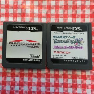 ニンテンドーDS(ニンテンドーDS)のマリオカートとテイルズオブハーツ(携帯用ゲームソフト)