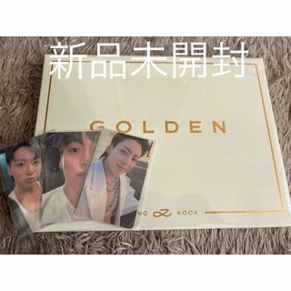 新品未開封 BTS ジョングク GOLDEN アルバム 白　SOLID(K-POP/アジア)