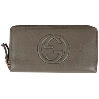 グッチ(Gucci)のグッチ ソーホー ラウンドファスナー 長財布 レディース 【中古】(財布)