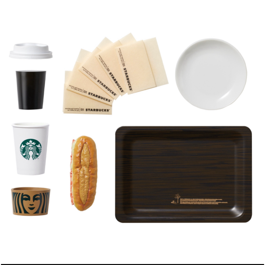 Starbucks(スターバックス)の限定　非売品　スターバックス リワード　ミニチュアセット エンタメ/ホビーのコレクション(ノベルティグッズ)の商品写真