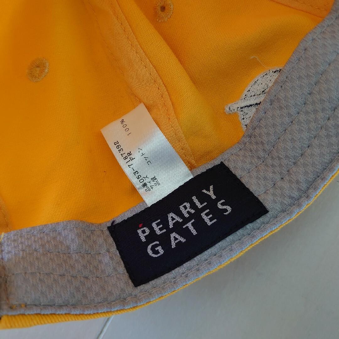 PEARLY GATES(パーリーゲイツ)の♡PEARLY GATES♡パーリーゲイツ　ゴルフキャップ スポーツ/アウトドアのゴルフ(ウエア)の商品写真