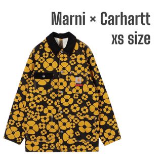 MARNI マルニ ×CARHARTT WIP OG CHORE COAT カーハート フラワー チョアコート カバーオールジャケット グリーン