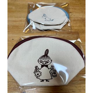 ムーミン(MOOMIN)の新品未使用　ムーミン刺繍ポーチ　ミイ・ムーミン(キャラクターグッズ)