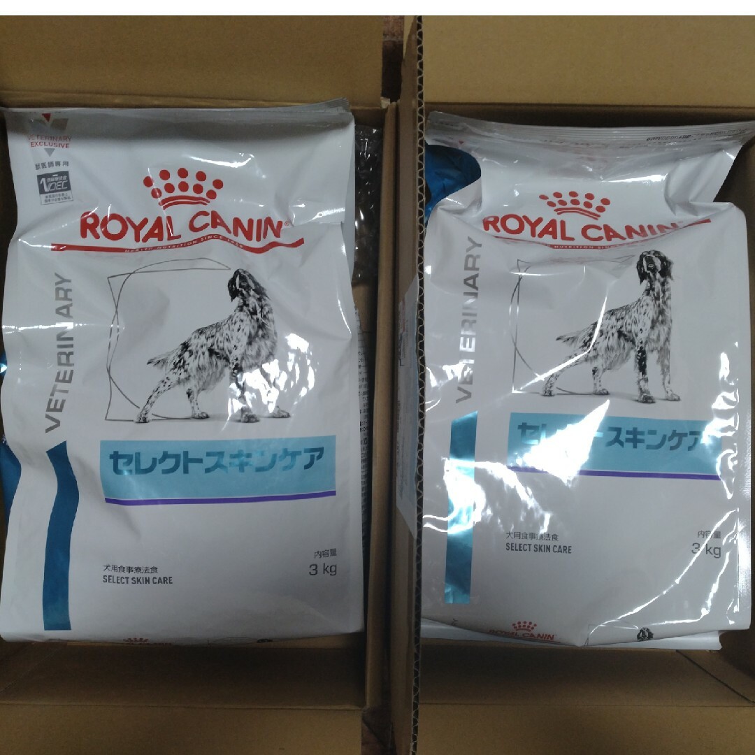 ペットフードロイヤルカナンROYAL CANINセレクトスキンケア 3kg ☓ 2個