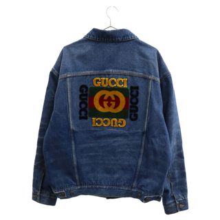 Gucci - グッチ☆レザー切替ウォッシュオーガニックGG柄デニム 