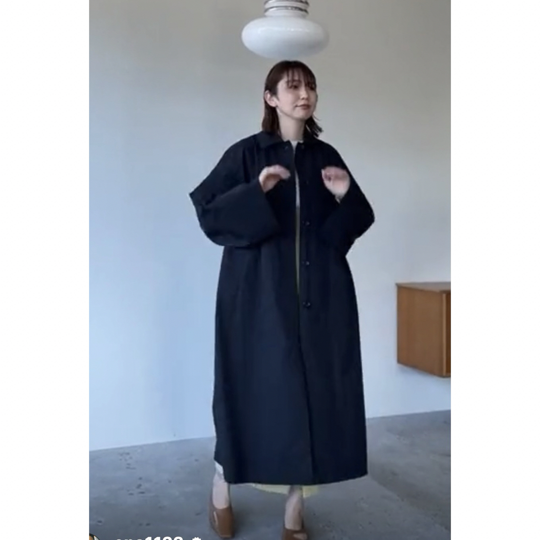 CLANE - CLANE☆BACK FRILL SINGLE COATサイズ1ブラックの通販 CLANE - CLANE☆BACK FRILL SINGLE COATサイズ1ブラックの通販