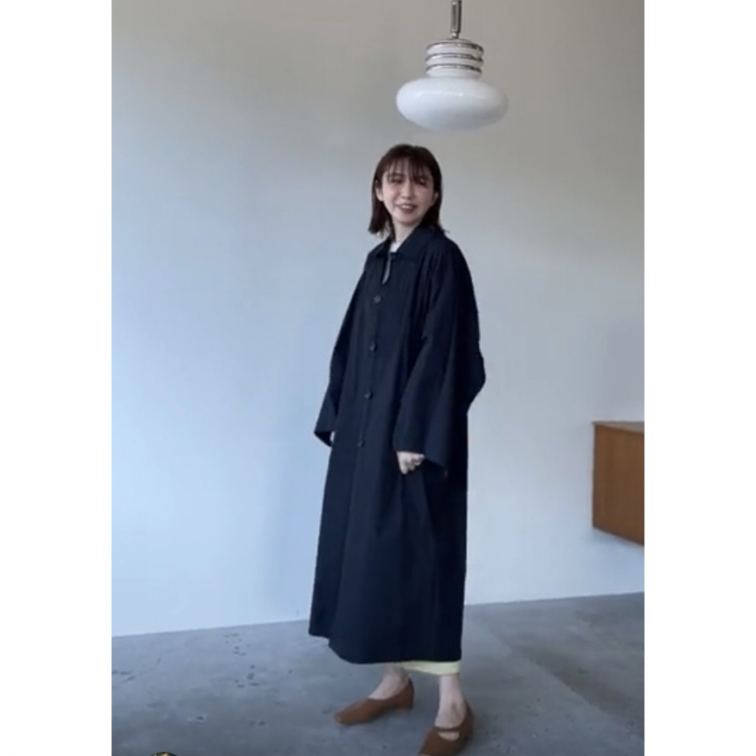 CLANE - CLANE☆BACK FRILL SINGLE COATサイズ1ブラックの通販 CLANE - CLANE☆BACK FRILL SINGLE COATサイズ1ブラックの通販