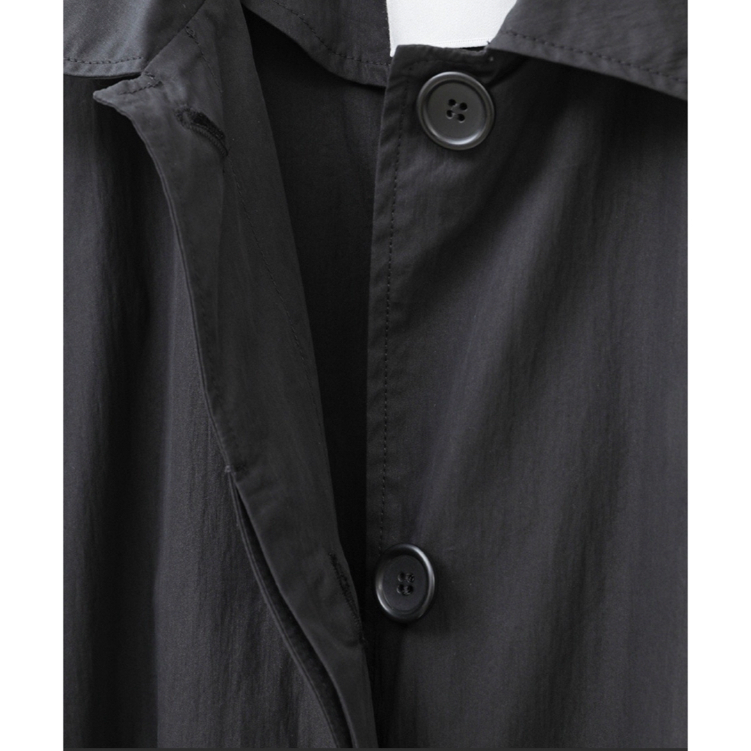 CLANE - CLANE☆BACK FRILL SINGLE COATサイズ1ブラックの通販 CLANE - CLANE☆BACK FRILL SINGLE COATサイズ1ブラックの通販
