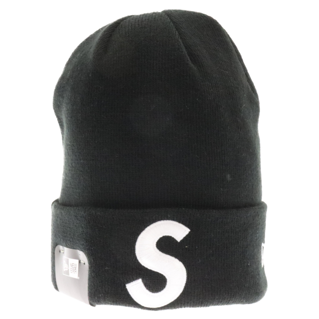 supreme sロゴ ビーニー 黒帽子 - www ...