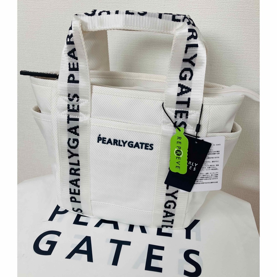 新品 パーリーゲイツ 【定番】カートバッグ 白 PEARLY GATES 新品 パーリーゲイツ 【定番】カートバッグ 白 PEARLY GATES