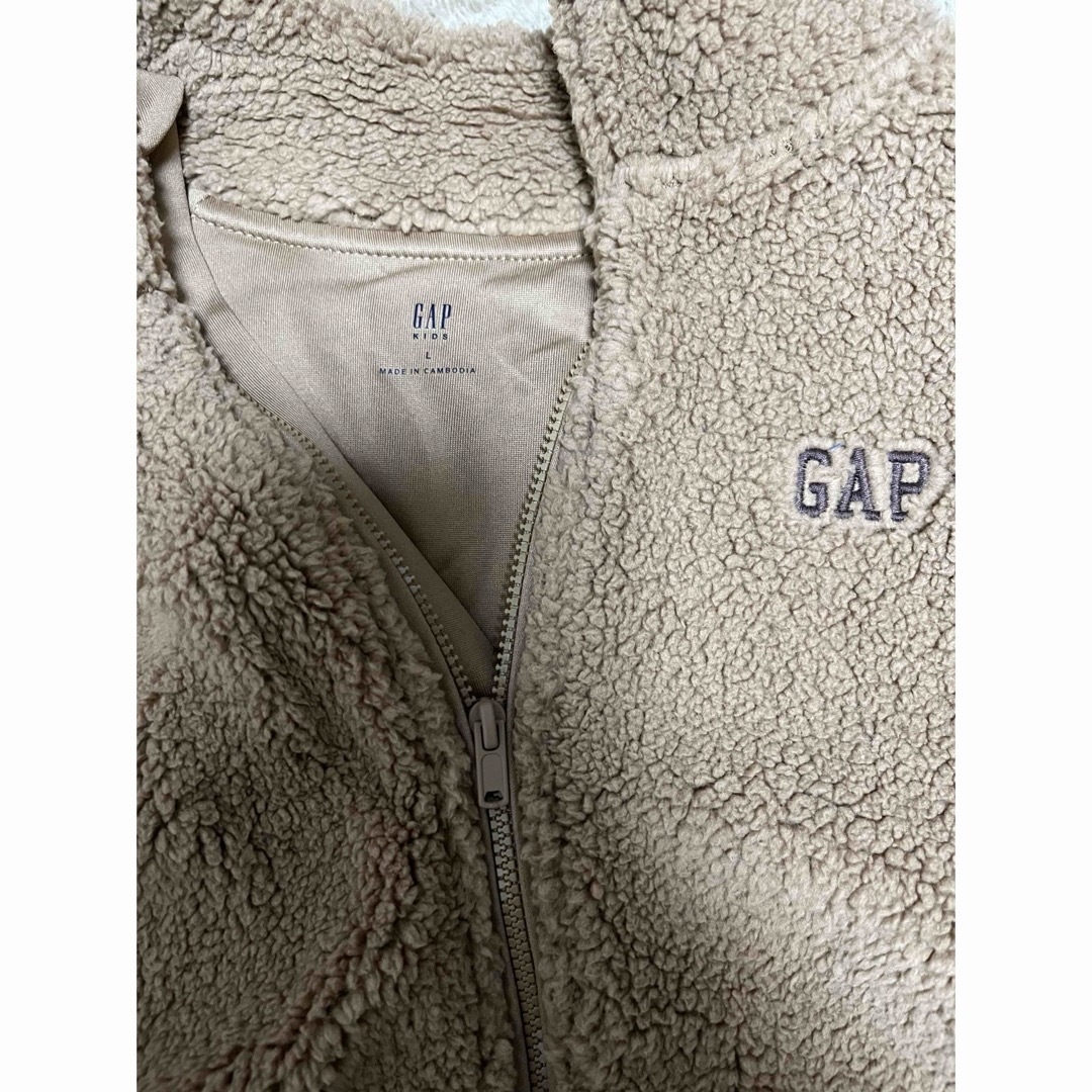 GAP Kids(ギャップキッズ)のGAPキッズフリース　ボアジャケット キッズ/ベビー/マタニティのキッズ服男の子用(90cm~)(ジャケット/上着)の商品写真