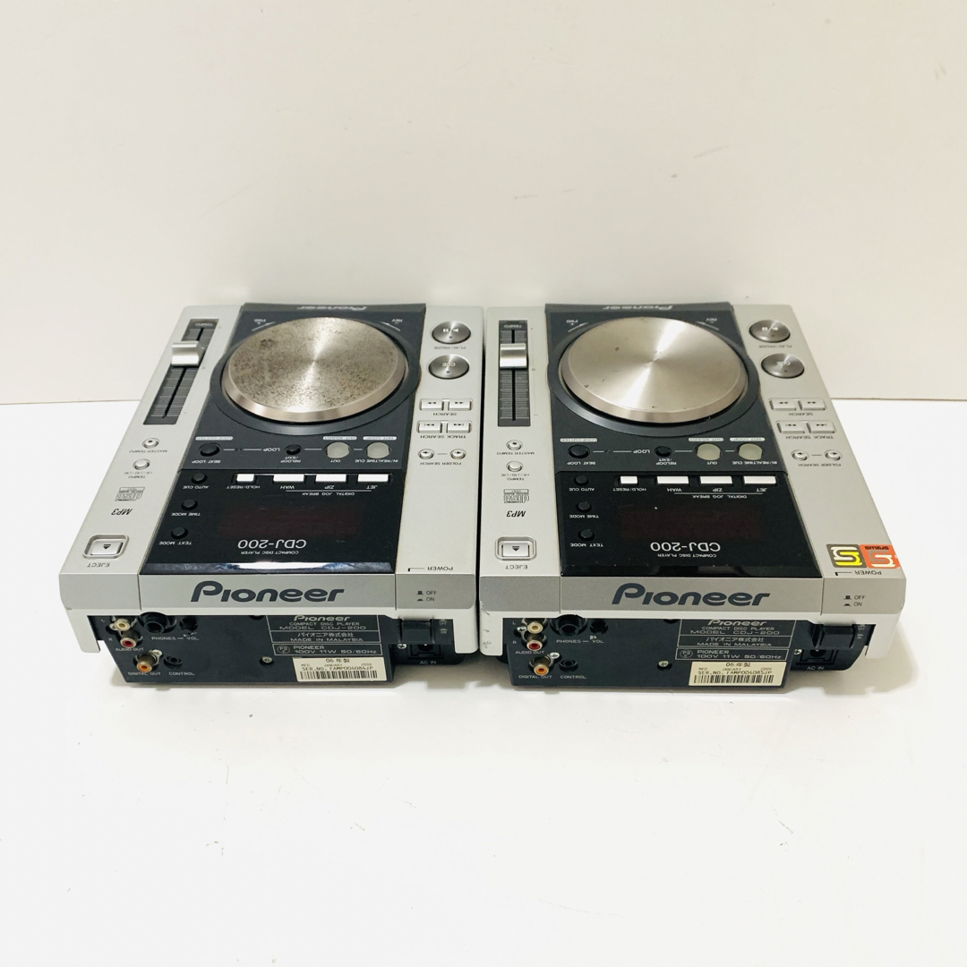 Pioneer CDJ-200 2台セット パイオニア DJ CDプレイヤー