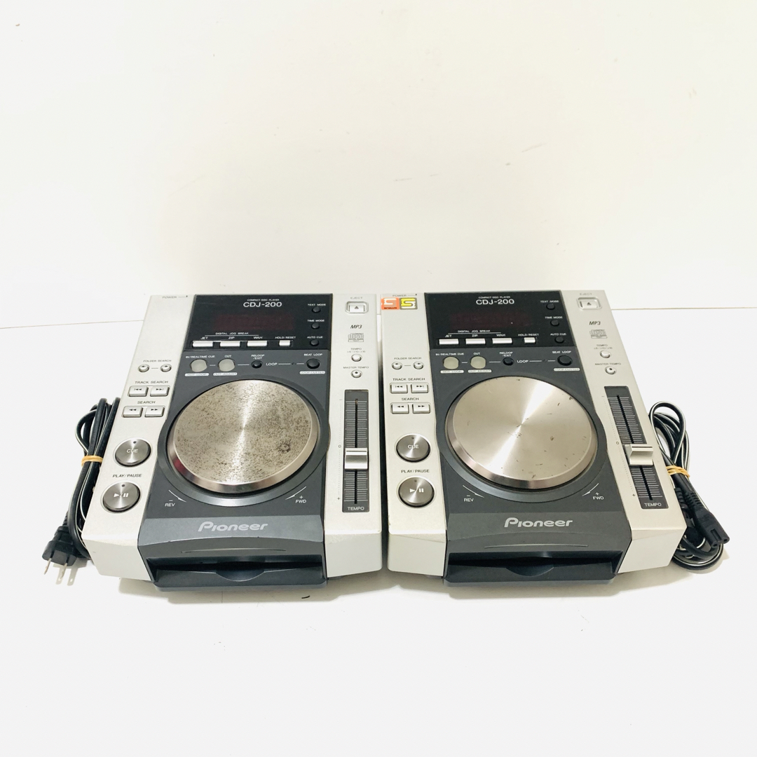 4Hz20kHz出力端子6247 Pioneer CDJ-200 パイオニア　2台セット　送料無料