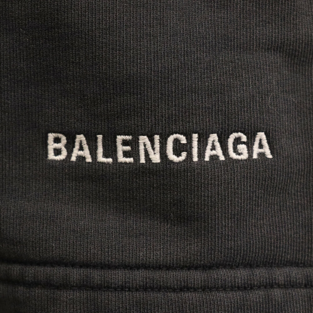 Balenciaga(バレンシアガ)のBALENCIAGA バレンシアガ ロゴ刺繍ワイドスウェットショーツ ハーフパンツ ブラック 674591 TMVF5 メンズのパンツ(その他)の商品写真