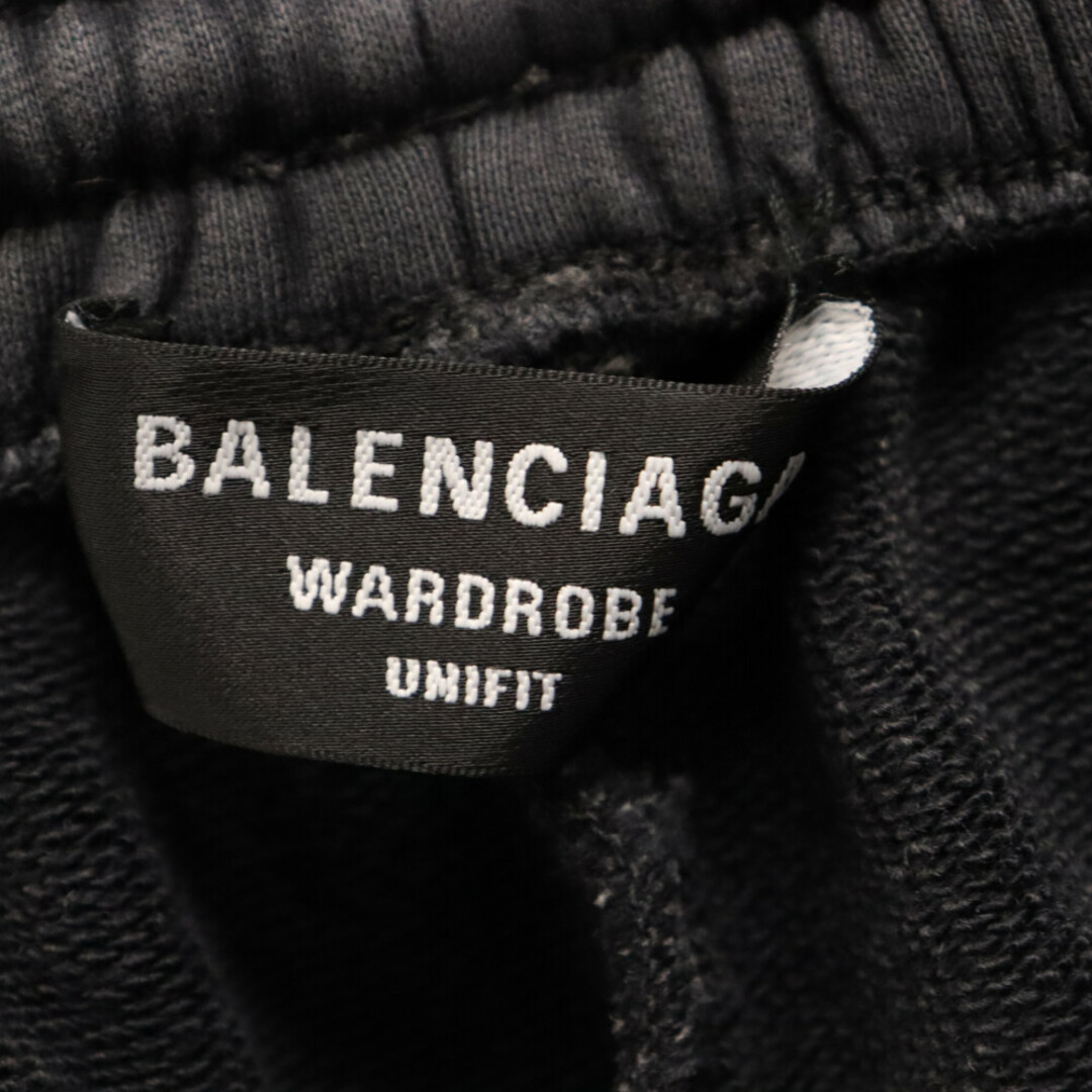 Balenciaga(バレンシアガ)のBALENCIAGA バレンシアガ ロゴ刺繍ワイドスウェットショーツ ハーフパンツ ブラック 674591 TMVF5 メンズのパンツ(その他)の商品写真