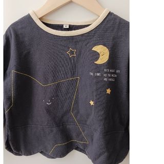 子供服　ロンT　星　月(Tシャツ/カットソー)