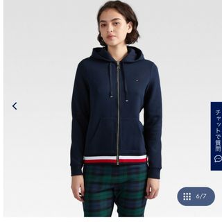 トミーヒルフィガー(TOMMY HILFIGER)のTOMMY HILFIGER　トミーヒルフィガー　ベーシックジップアップパーカー(パーカー)