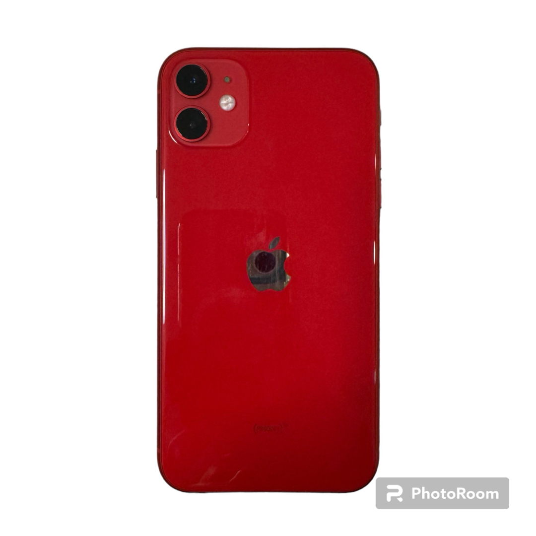 iPhone(アイフォーン)のiPhone11 (PRODUCT)RED 128GB SIMロック解除済み スマホ/家電/カメラのスマートフォン/携帯電話(スマートフォン本体)の商品写真