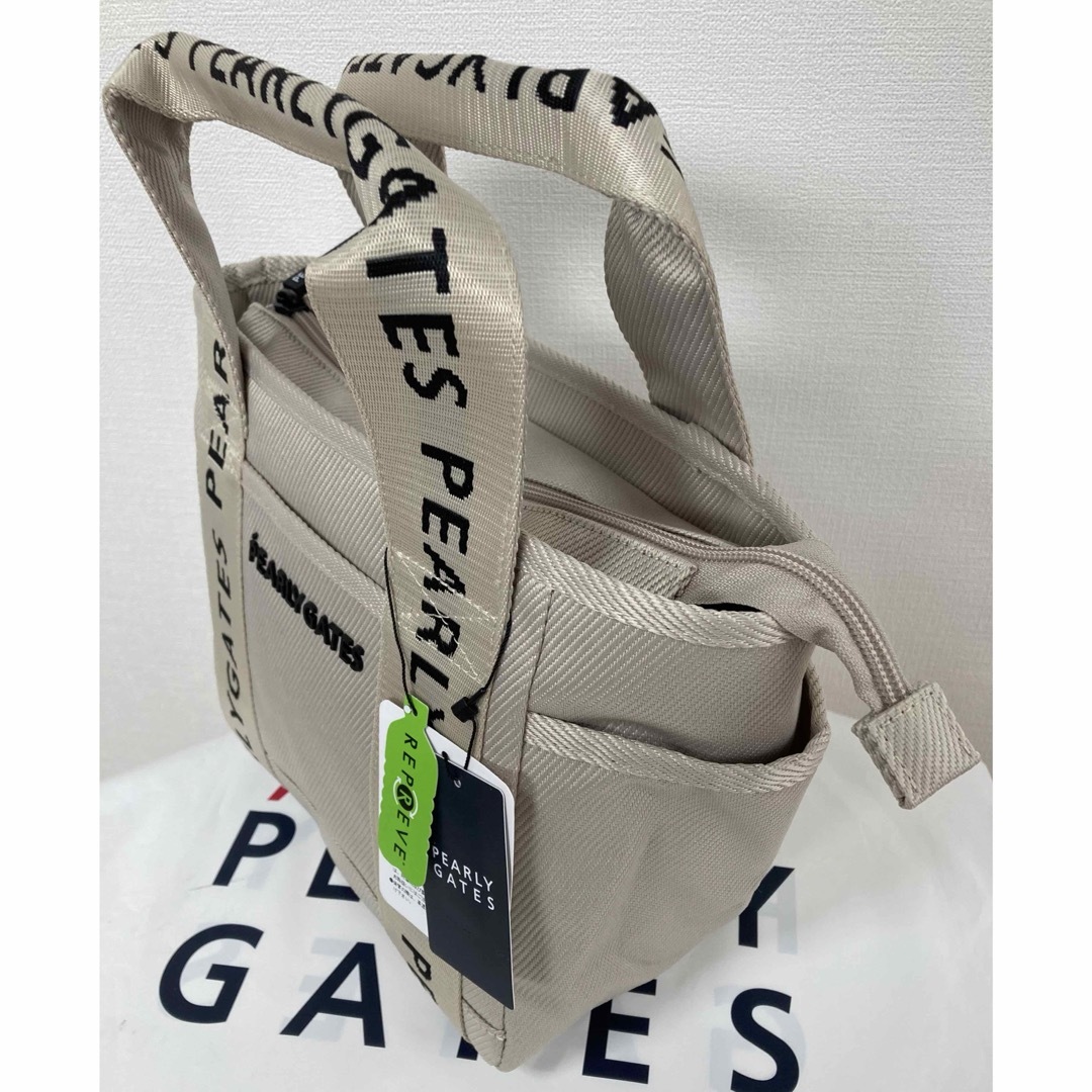 PEARLY GATES(パーリーゲイツ)の新品 パーリーゲイツ  【定番】カートバッグ ベージュ PEARLY GATES スポーツ/アウトドアのゴルフ(バッグ)の商品写真