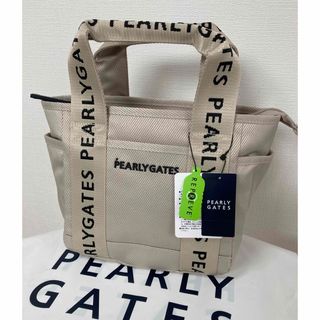 パーリーゲイツ(PEARLY GATES)の新品 パーリーゲイツ  【定番】カートバッグ ベージュ PEARLY GATES(バッグ)