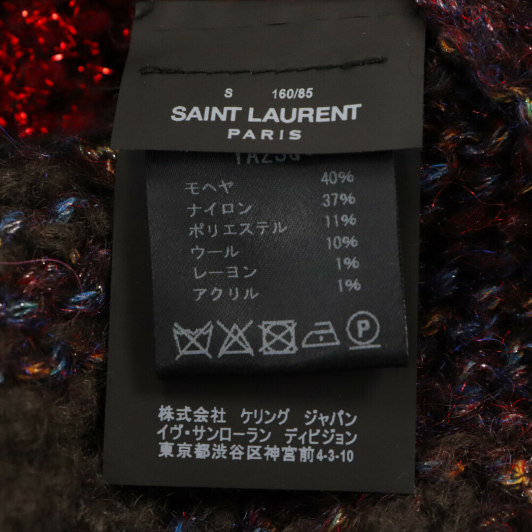 Saint Laurent(サンローラン)のSAINT LAURENT PARIS サンローランパリ カモフララメモヘアニットセーター 529719 YA2SQ ピンク メンズのトップス(ニット/セーター)の商品写真