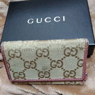 グッチ(Gucci)のグッチ　キーホルダー　ピンク(キーホルダー)