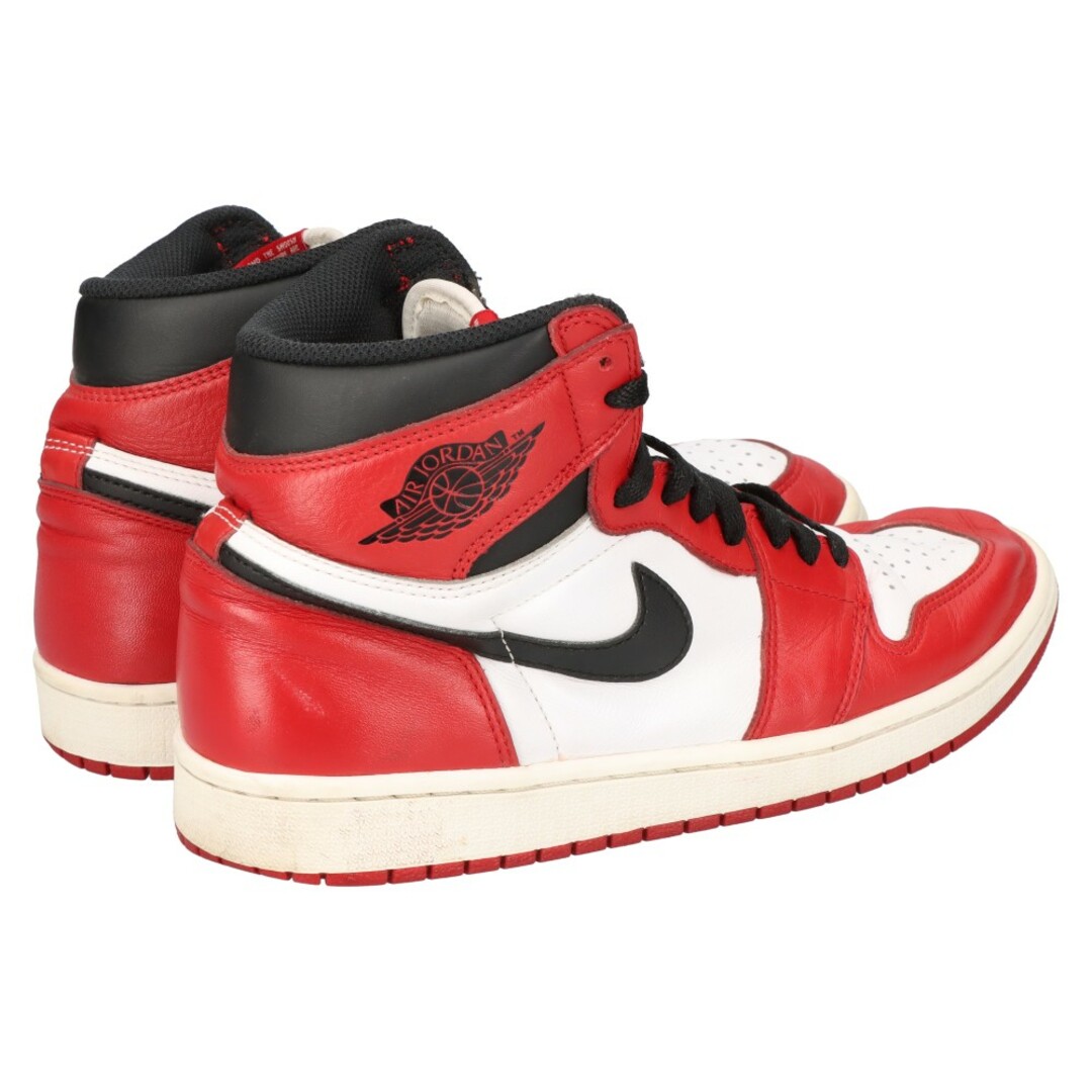 NIKE(ナイキ)のNIKE ナイキ AIR JORDAN 1 RETRO HIGH OG CHICAGO エアジョーダン1シカゴ ハイカットスニーカー レッド/ホワイト US9.5/27.5cm 555088-101 メンズの靴/シューズ(スニーカー)の商品写真