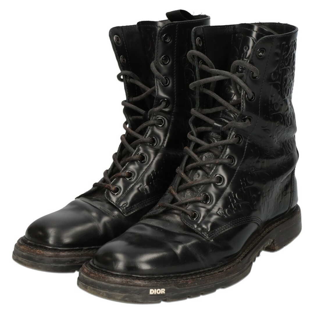 Dior(ディオール)のDIOR ディオール 21SS Oblique Explorer II Boots オブリーク エクスプローラー ブーツ ブラック メンズの靴/シューズ(ブーツ)の商品写真