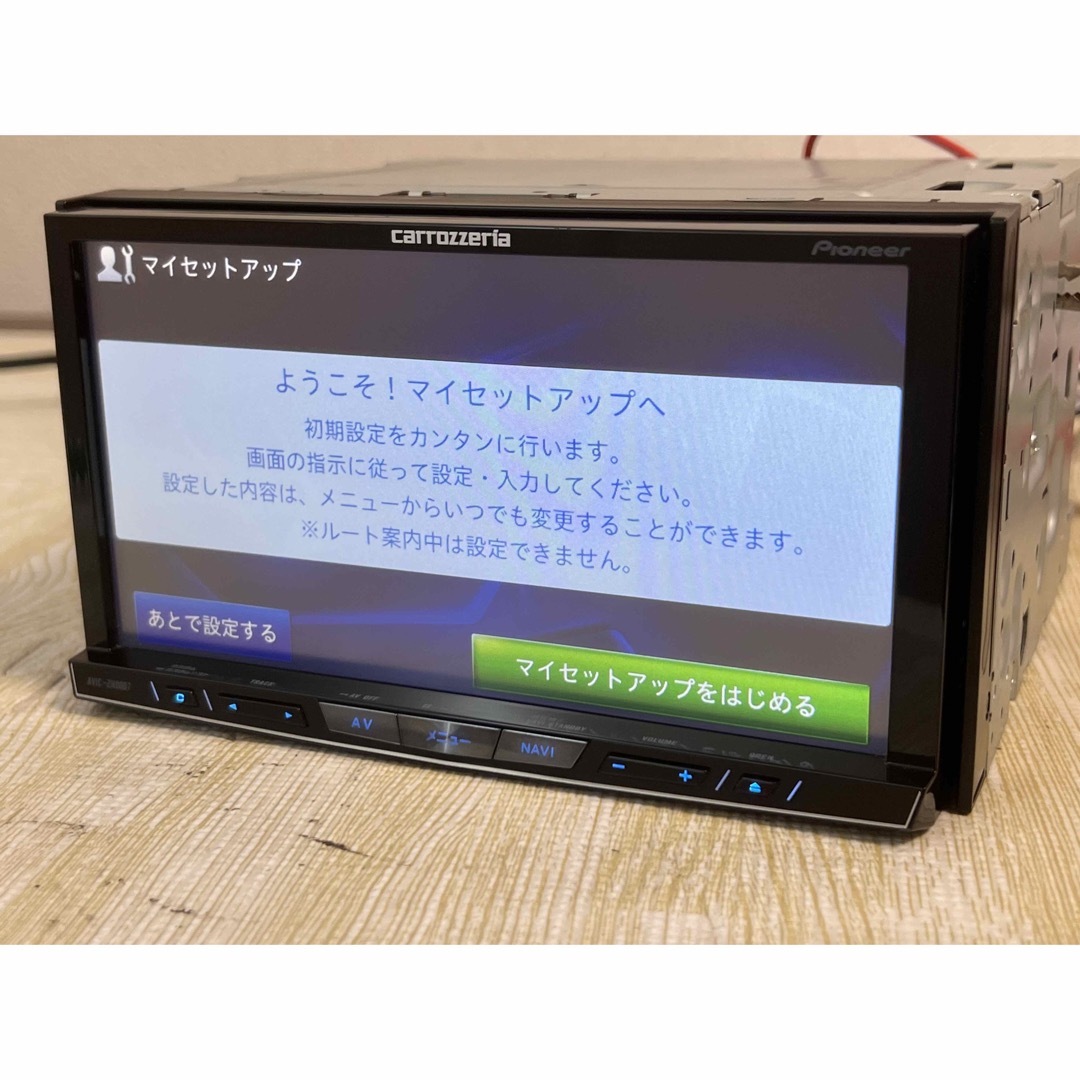 Pioneer(パイオニア)のCARROZZERIA AVIC-ZH0007 Bluetooth DVD(D) 自動車/バイクの自動車(カーナビ/カーテレビ)の商品写真